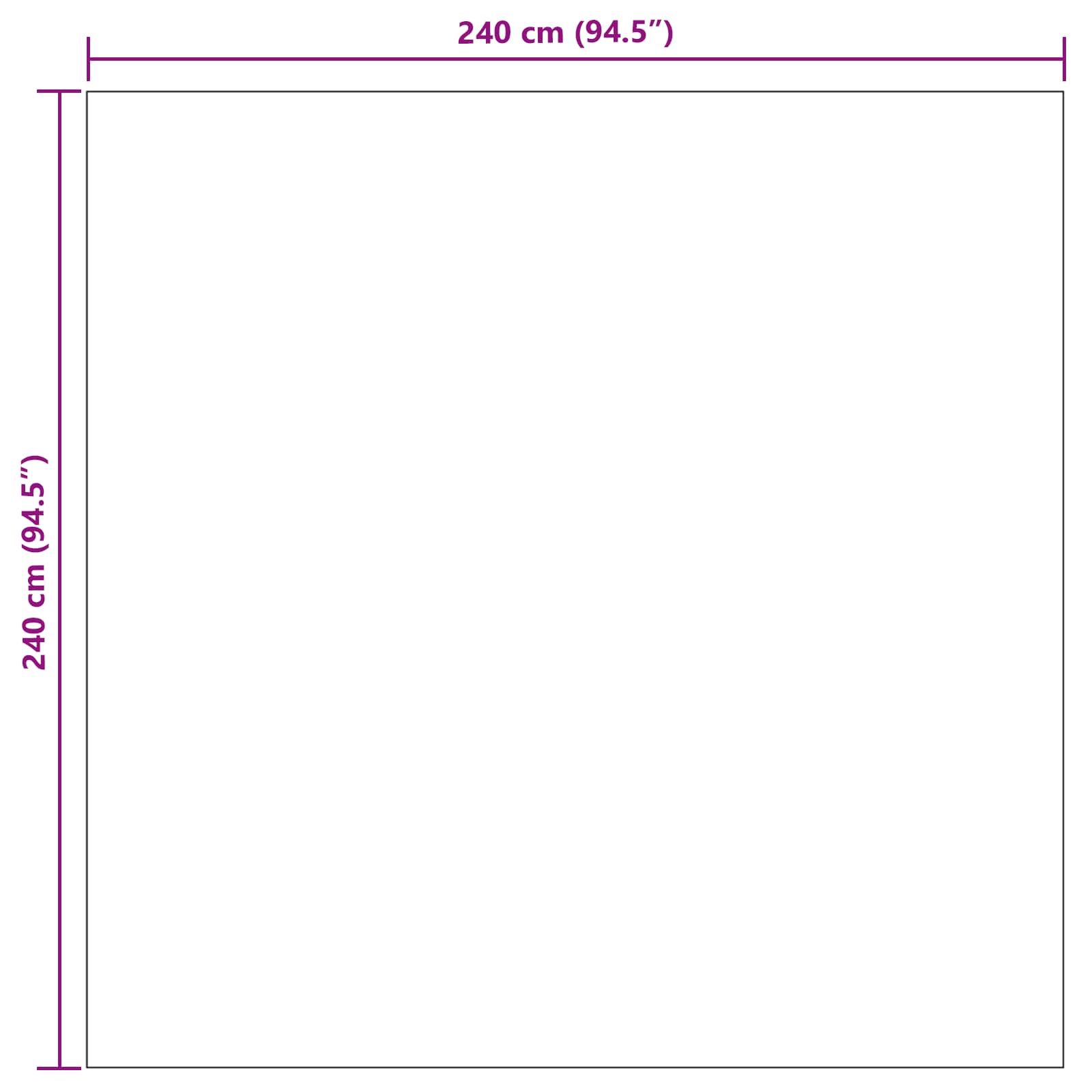 Bereichsteppiche Rechtwinklig LUGO Creme 150 x 80 cm Polyester