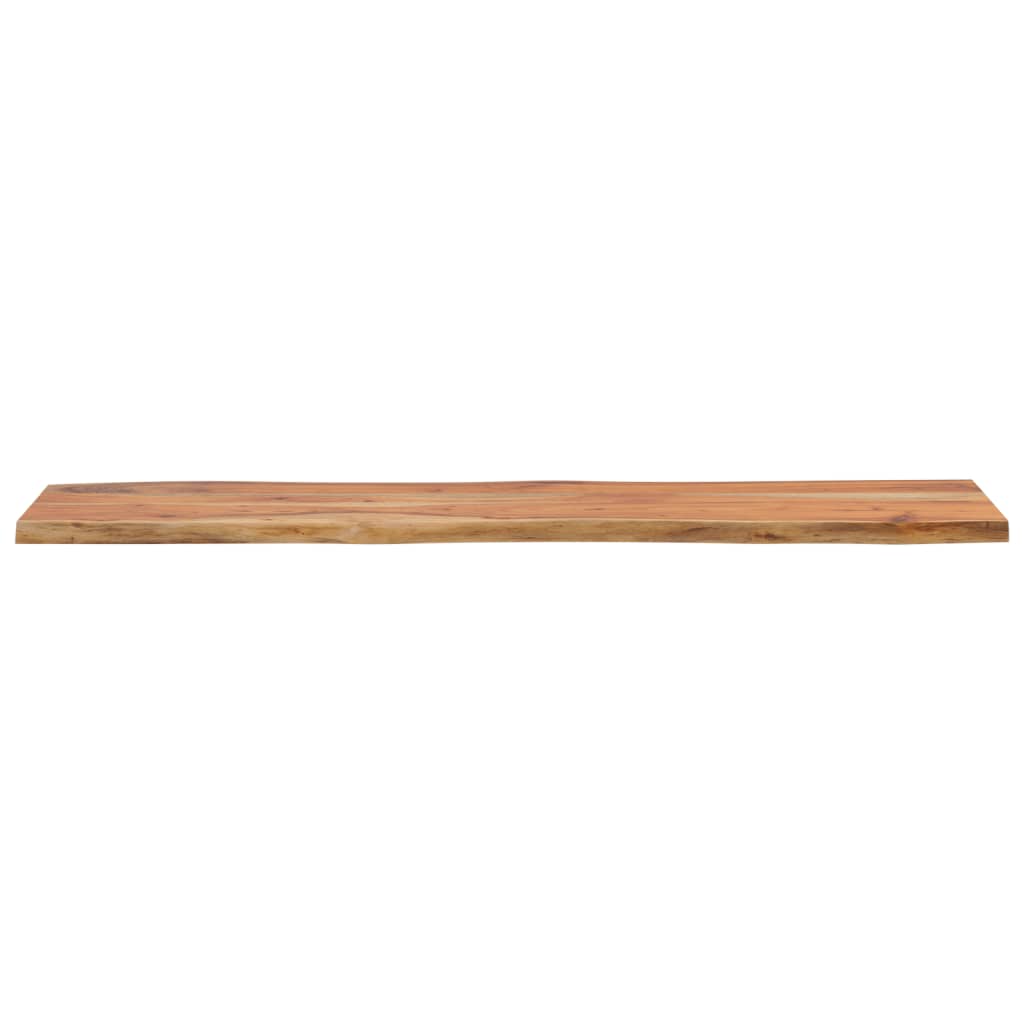 Tischplatte 40x40x2,5 cm Rechteckig Massivholz Akazie Baumkante