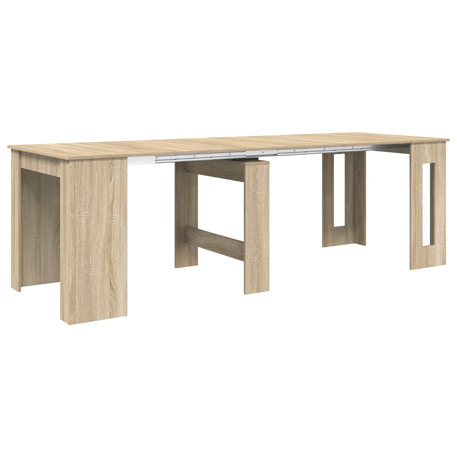 Esstisch 180 x 85 x 75 cm Holzwerkstoff Schwarze Eiche