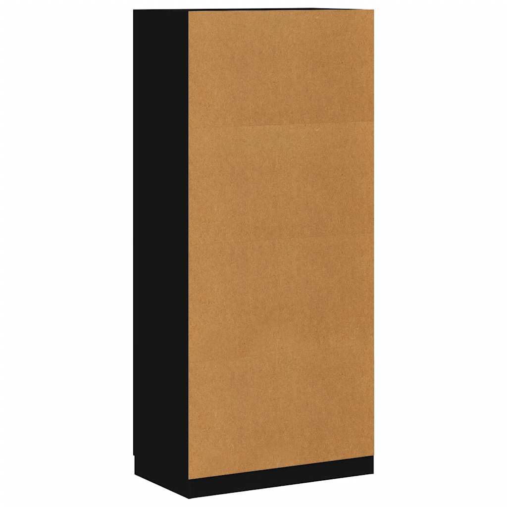 Kleiderschrank Weiß 90x52x200 cm Holzwerkstoff