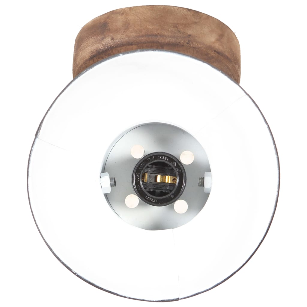 Wandlampe Industriestil Silbern 45x25 cm E27