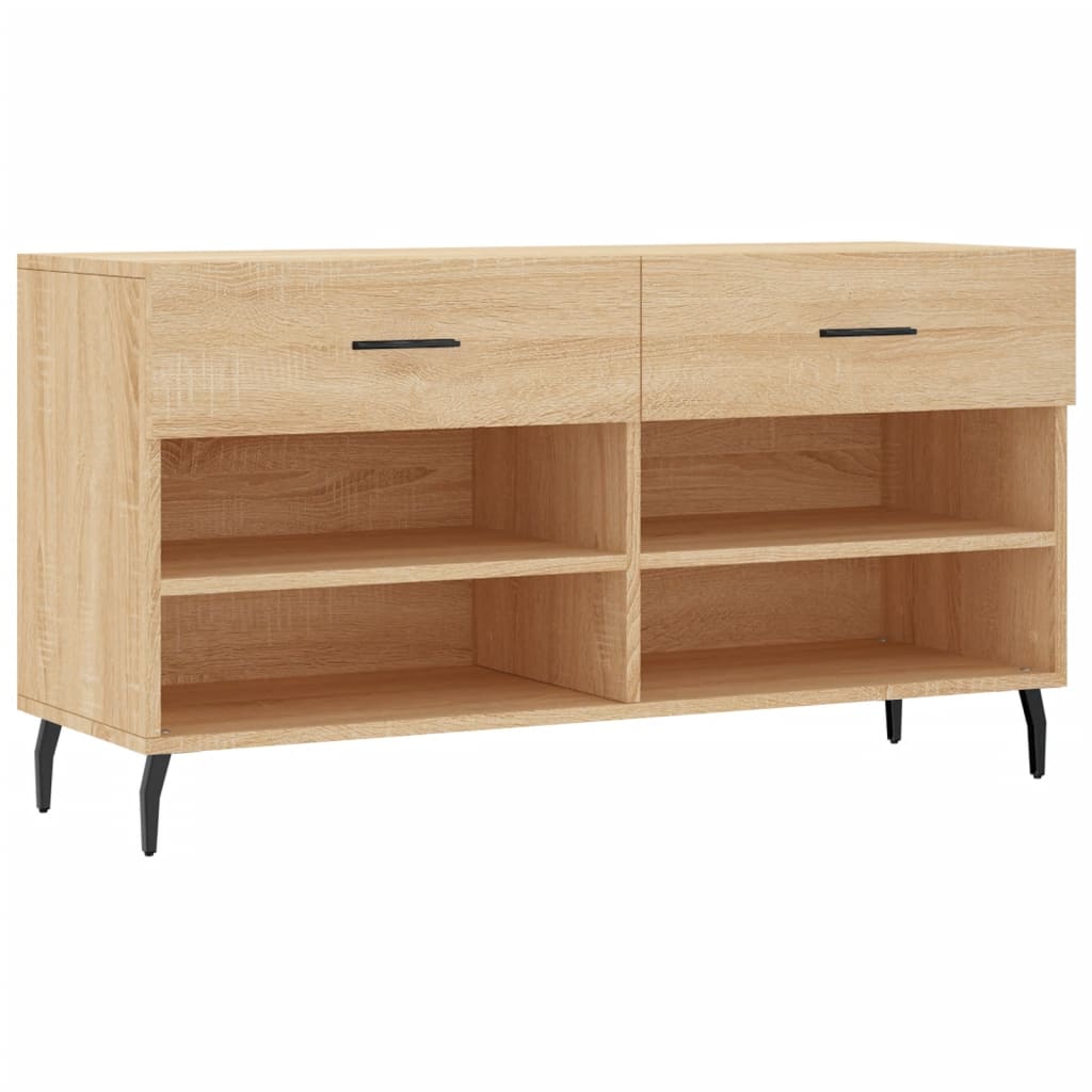 Schuhbank Weiß 102x35x55 cm Holzwerkstoff