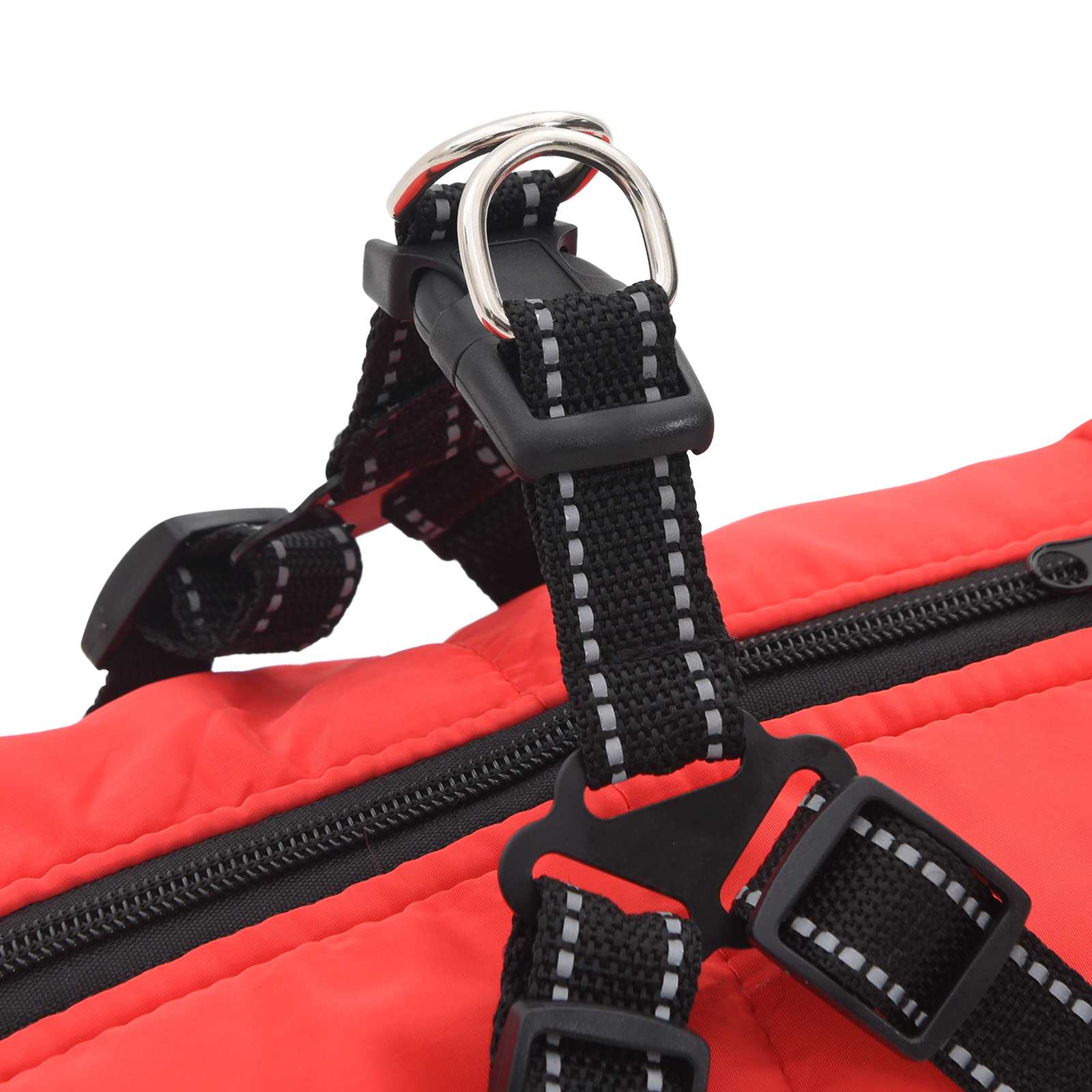 Hundemantel Rot L24 Fleece und Polyester
