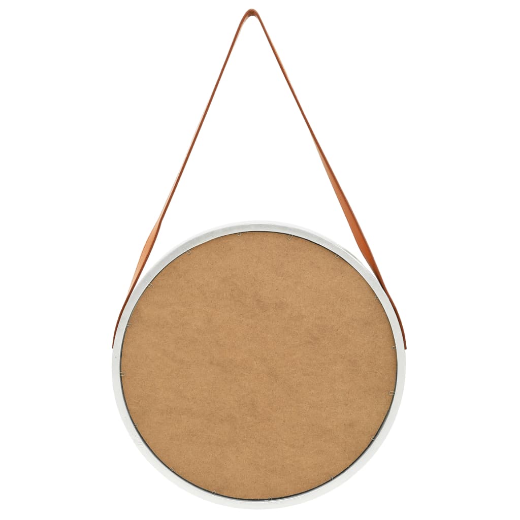 Wandspiegel mit Riemen 60 cm Golden