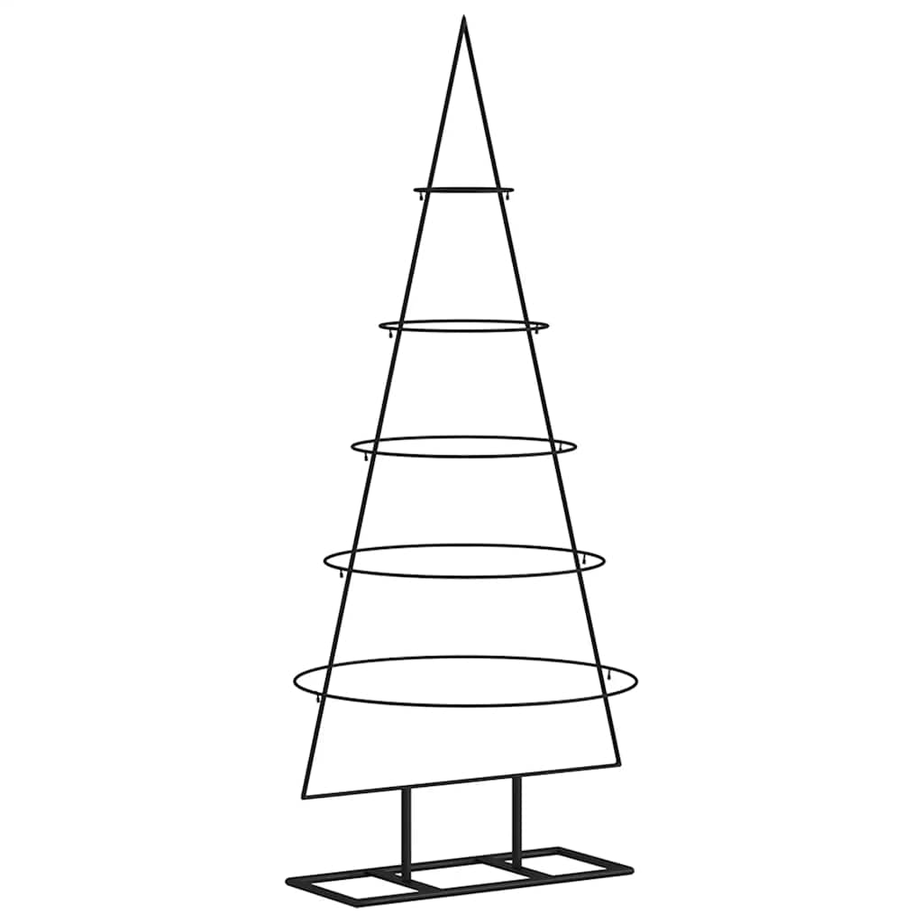 Metall-Weihnachtsbaum Deko Schwarz 60 cm