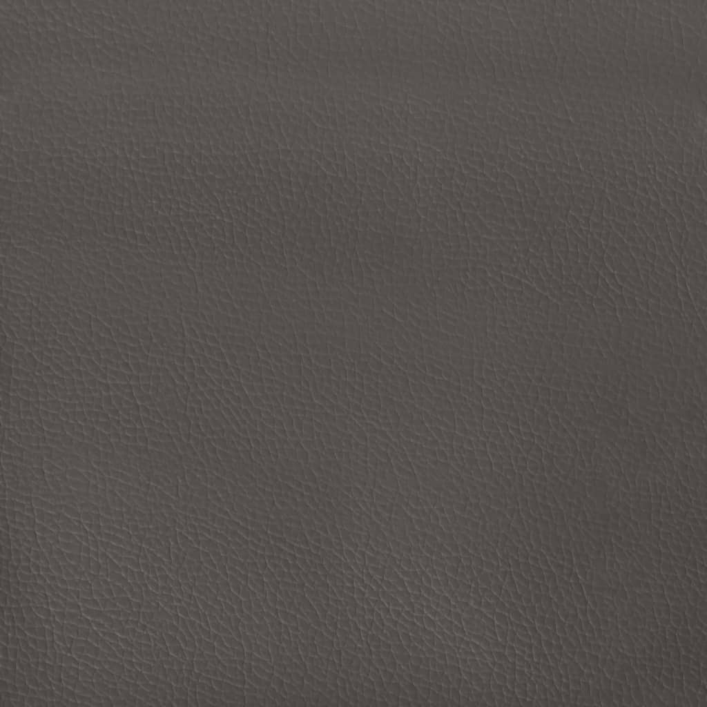 Taschenfederkernmatratze Mittel Schwarz 80x200x20 cm Kunstleder