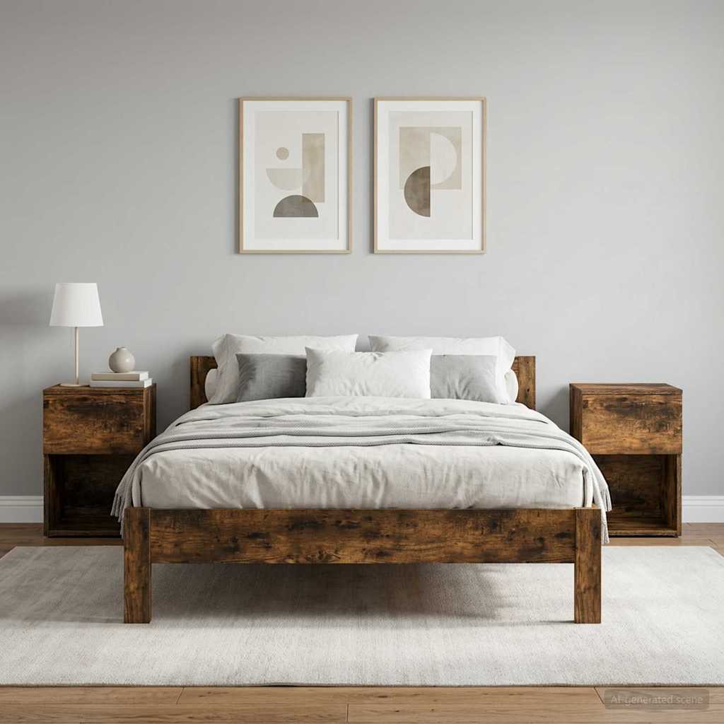 Bettschrank Weiß 29 x 31,5 x 49 cm Holzwerkstoff
