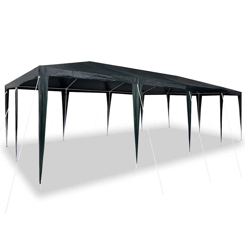 Party-Zelt Weiß 400 x 400 x 266 cm Polyethylen und Stahl