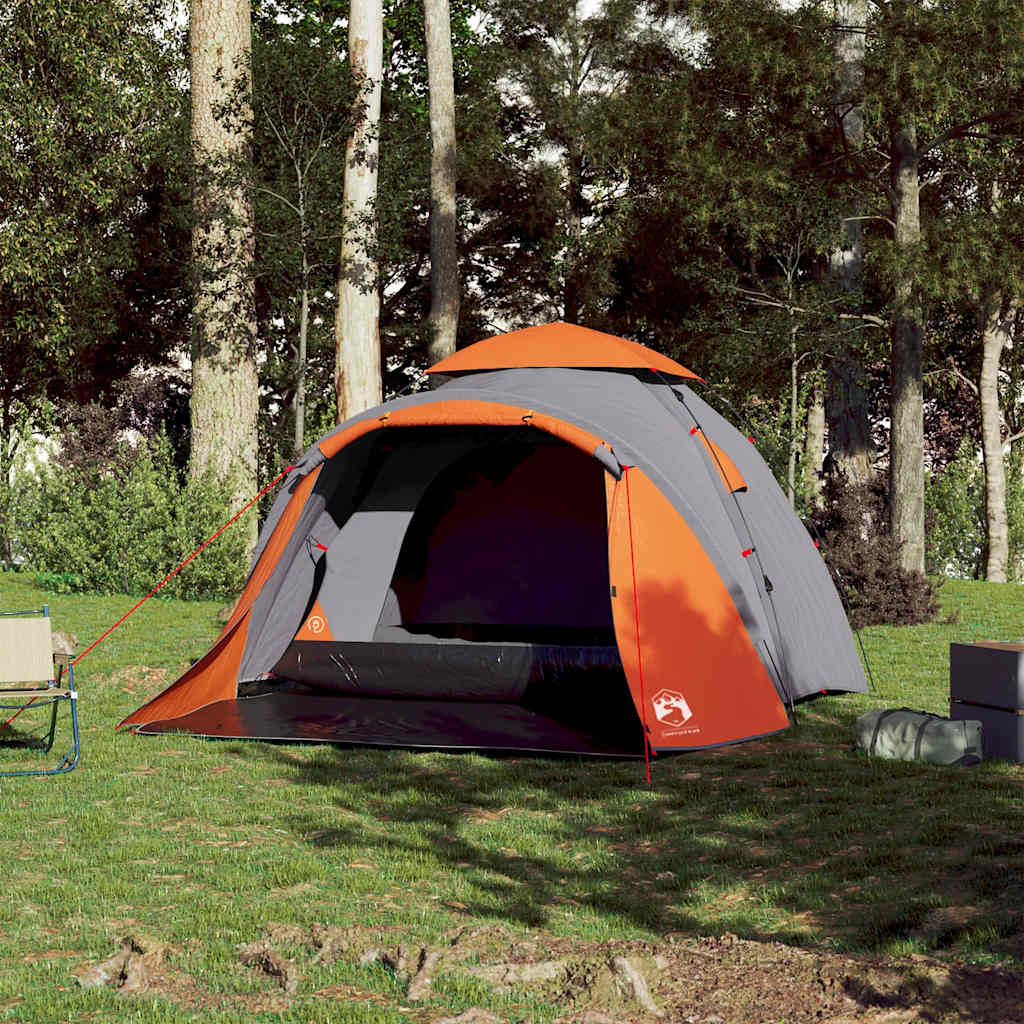 Kuppel-Campingzelt 3 Personen Grün Quick Release