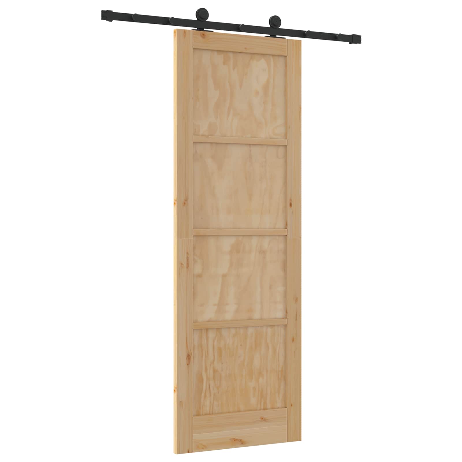 Schiebetür ORKDAL Natur 61 x 198,5 cm Massives Kiefernholz