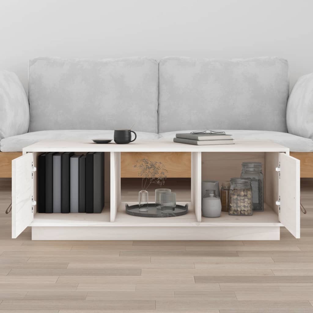 Couchtisch 100x50x35 cm Massivholz Kiefer