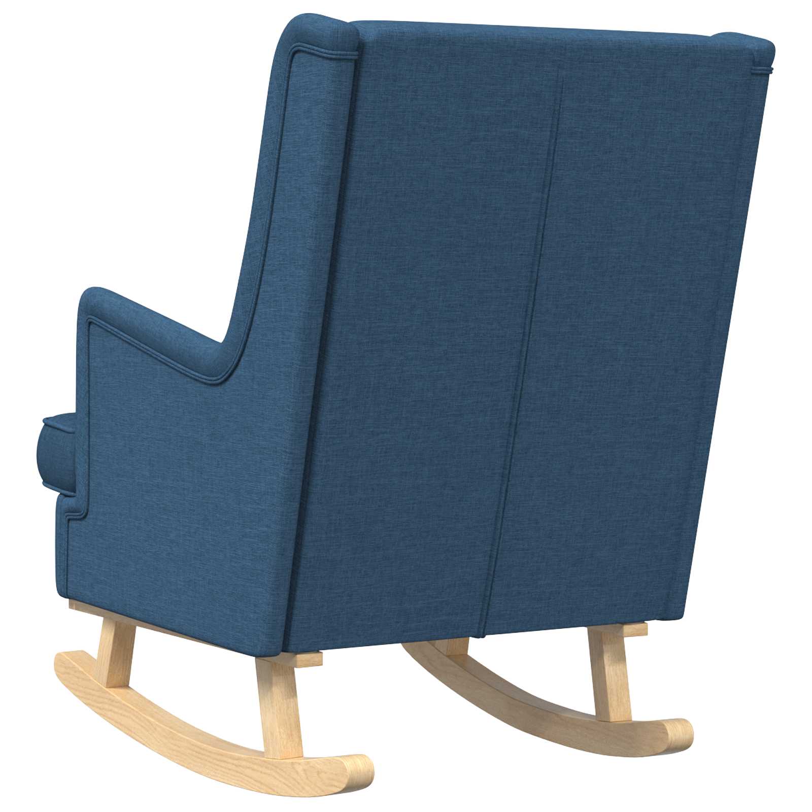 Schaukelstuhl Hellgrau 62 x 80 x 85 cm Stoff
