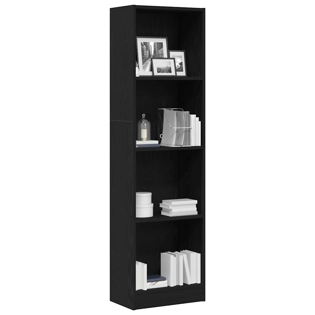 Bücherregal Weiß 40x24x75 cm Holzwerkstoff
