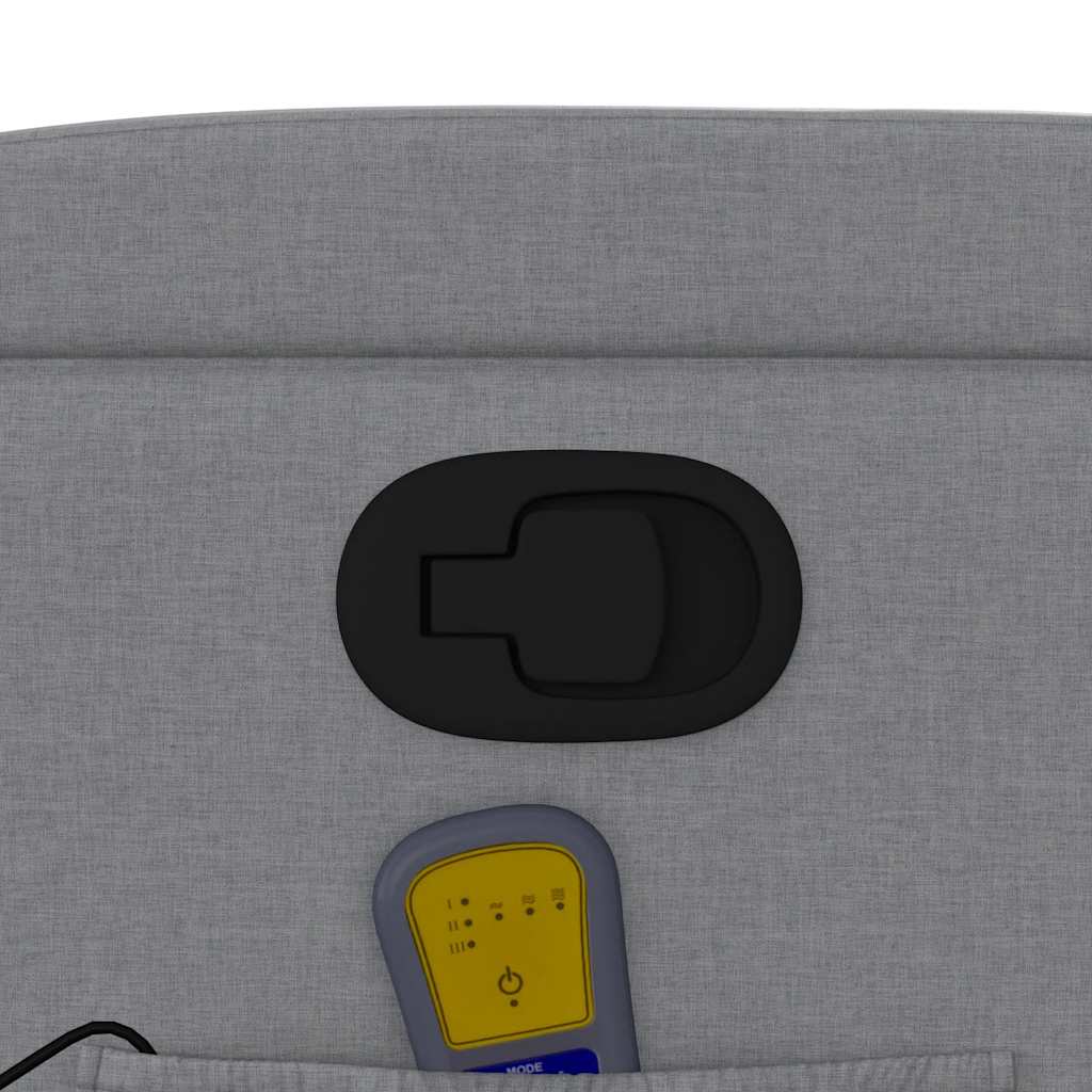 Relaxsessel Elektrisch Hellgrau Stoff