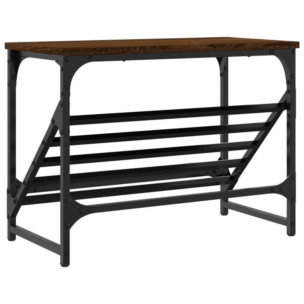 Schuhregal Schwarz 60x30x45 cm Holzwerkstoff