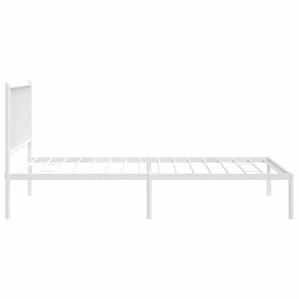 Bettgestell Metall Schwarz 75x190 cm