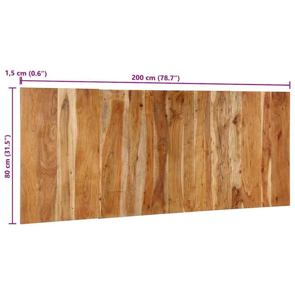 Kopfteil Mehrfarbig 160 cm Massivholz Altholz