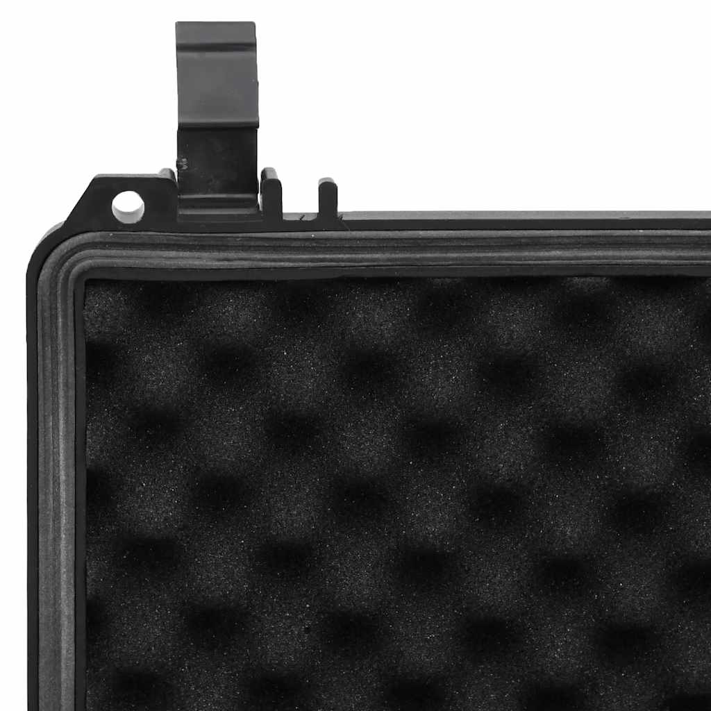 Koffer für Flugreise Tragbar Schwarz 46,5x21,5x17,5 cm PP