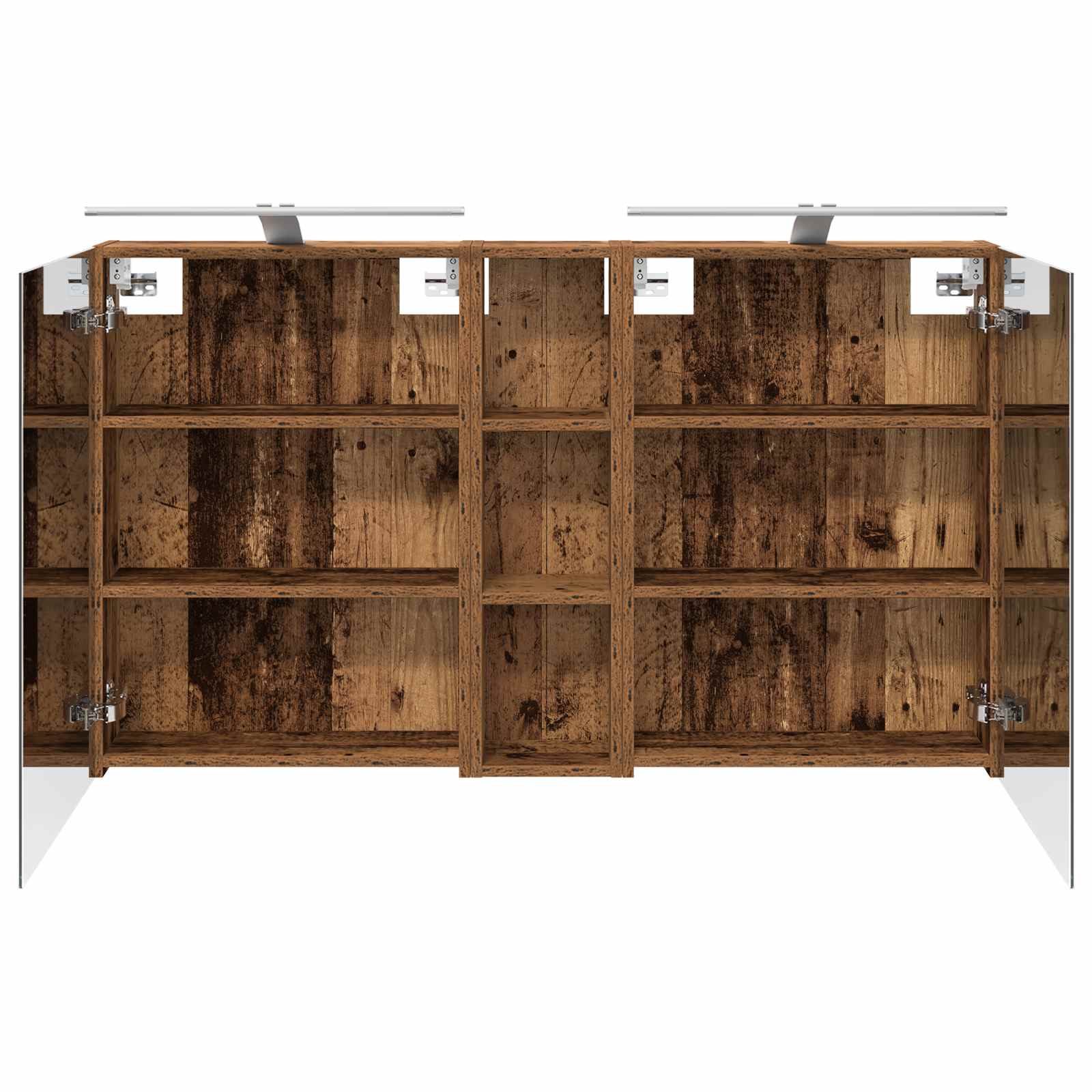 Badezimmerschrank-Set 3 pcs 80 x 10,5 x 50 cm Holzwerkstoff