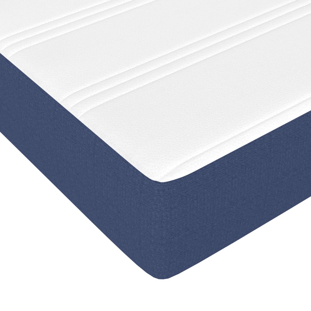 Taschenfederkernmatratze Mittel Hellgrau 80x200x20 cm Stoff