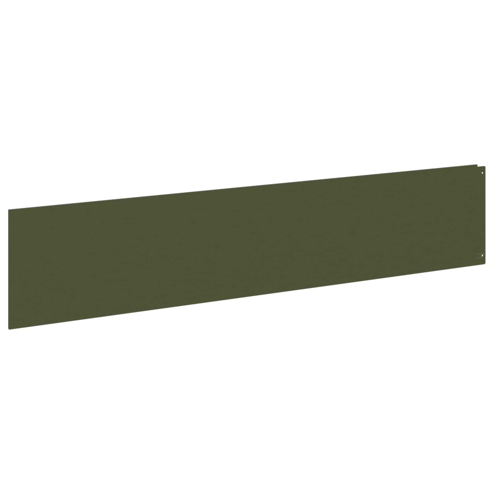 Raseneinfassung 10 pcs 100 x 12 cm Stahl Anthrazit