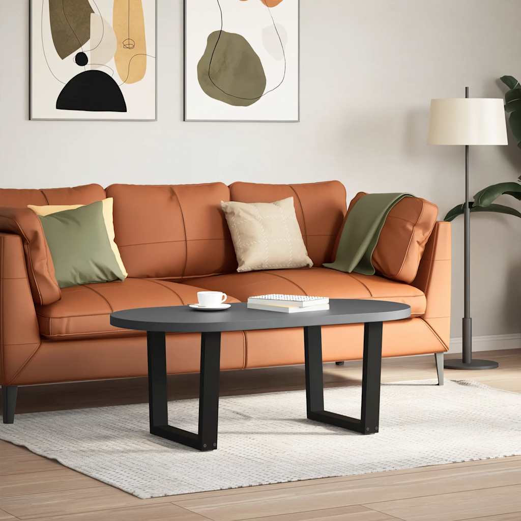 Couchtischbeine V-Form 2 Stück Schwarz 30x(30-31,3) cm Stahl