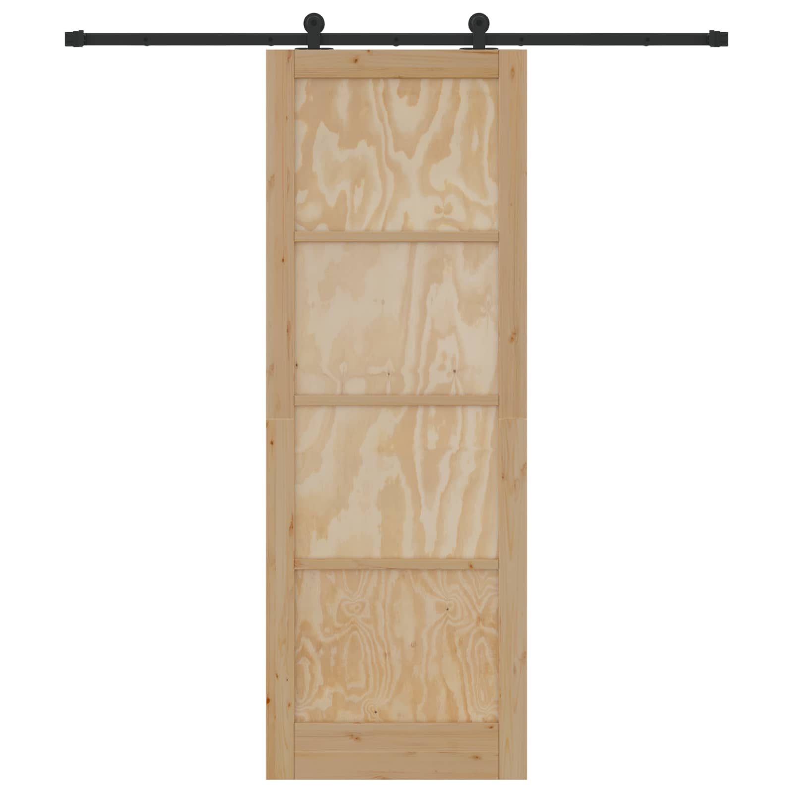 Schiebetür ORKDAL Natur 61 x 198,5 cm Massives Kiefernholz