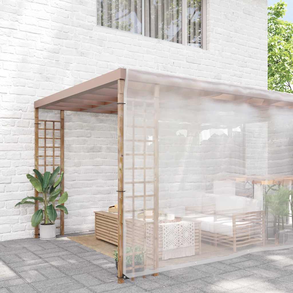Transparente Plane mit Ösen 1x2 m Polyethylen