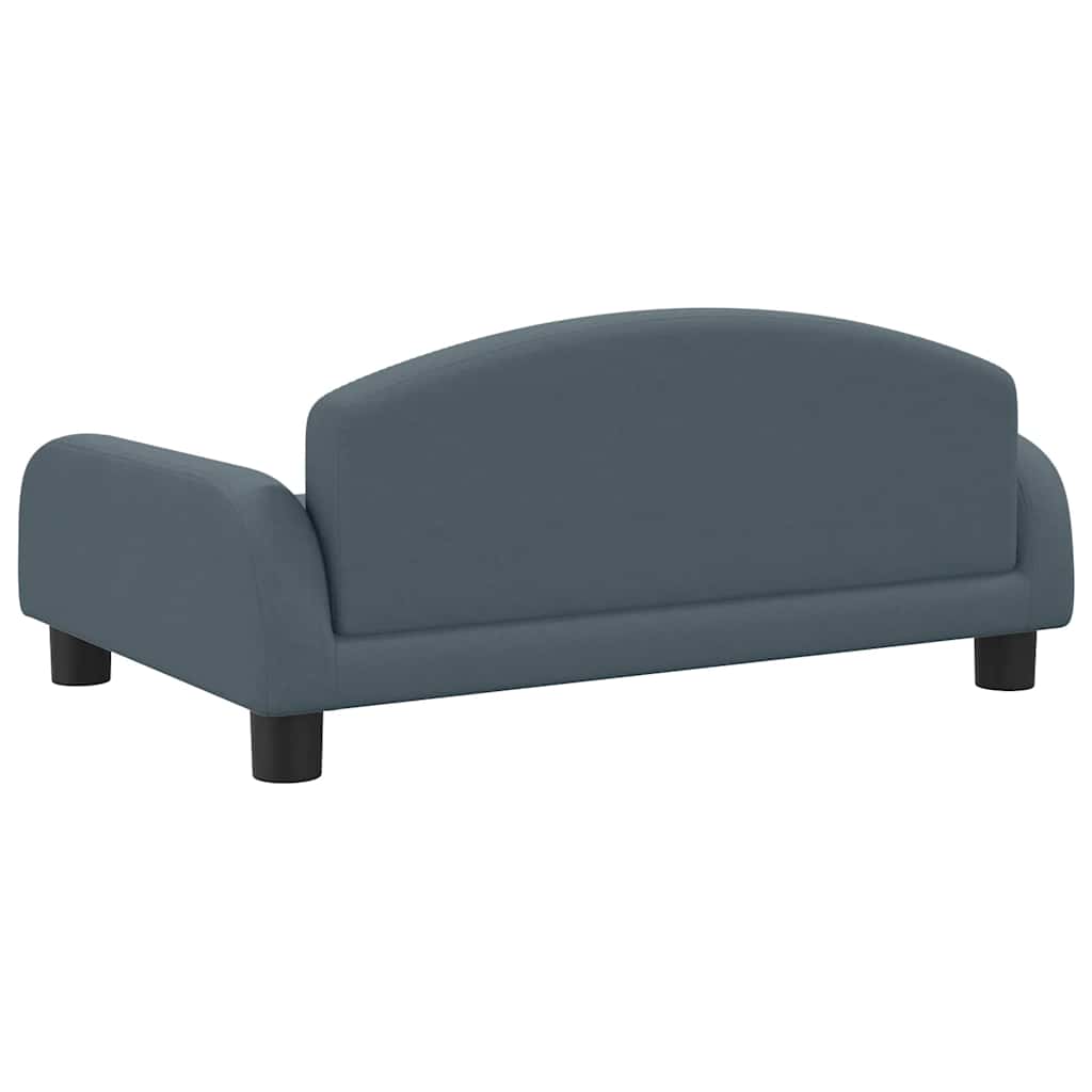 Kindersofa Creme 70x45x30 cm Stoff