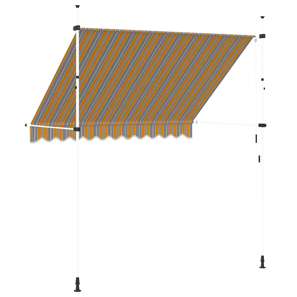 Einziehbare Markise Handbetrieben 150 cm Anthrazit