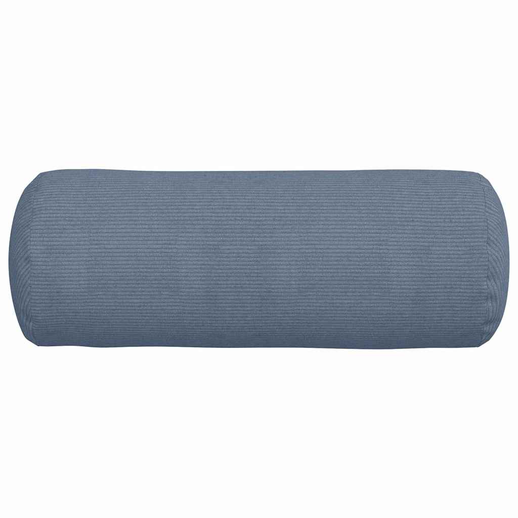 Bolsterkissen 2 pcs Hellgrau Ø 15 x 40 cm Cordstoff
