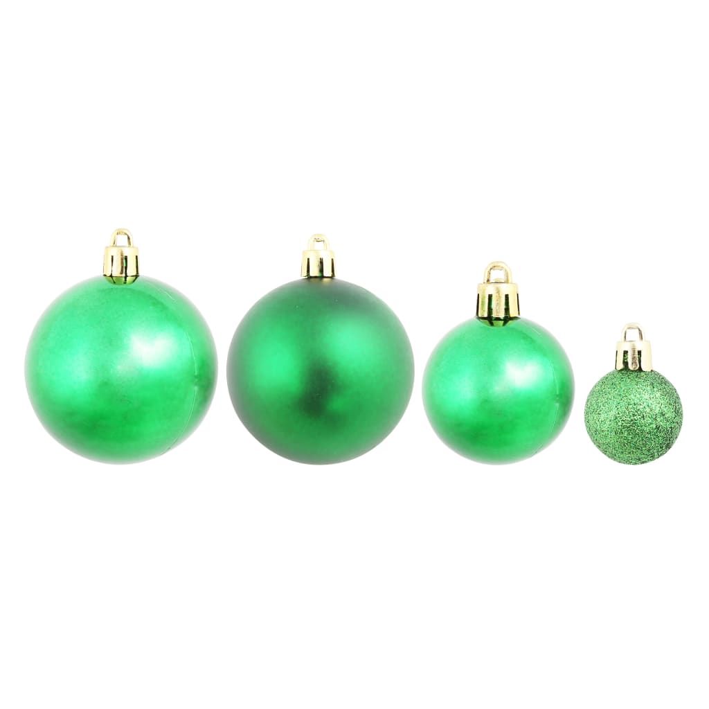 100-tlg. Weihnachtskugel-Set Weiß