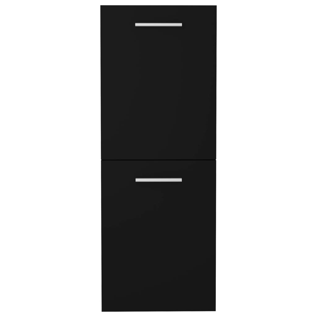 Badezimmerschrank Weiß 30x30x80 cm Holzwerkstoff