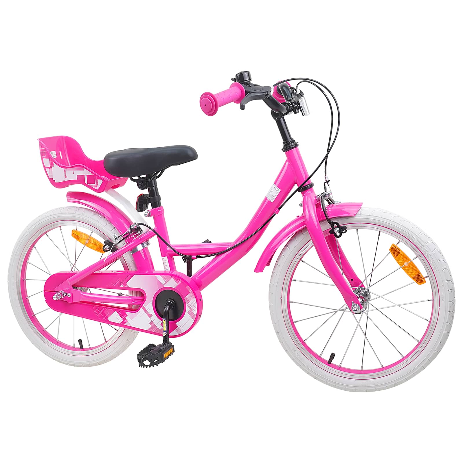 Kinderfahrrad 12 Zoll für 2-4 Jahre alt Hellrosa