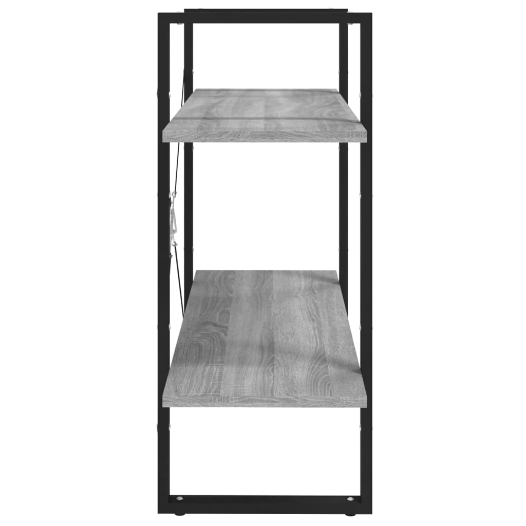 Bücherregal 2 Fächer Weiß 80x30x70 cm Holzwerkstoff