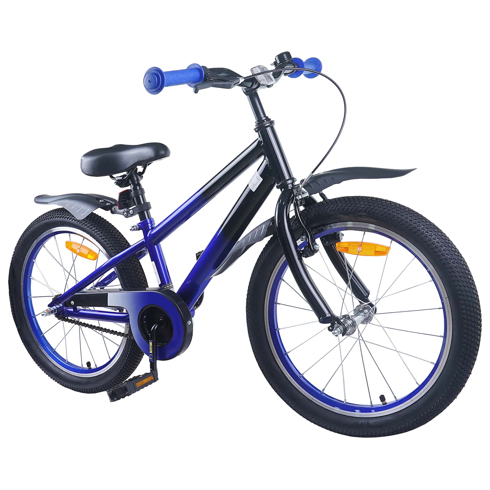 Kinderfahrrad 16 Zoll für 4-6 Jahre alt Grün Schwarz
