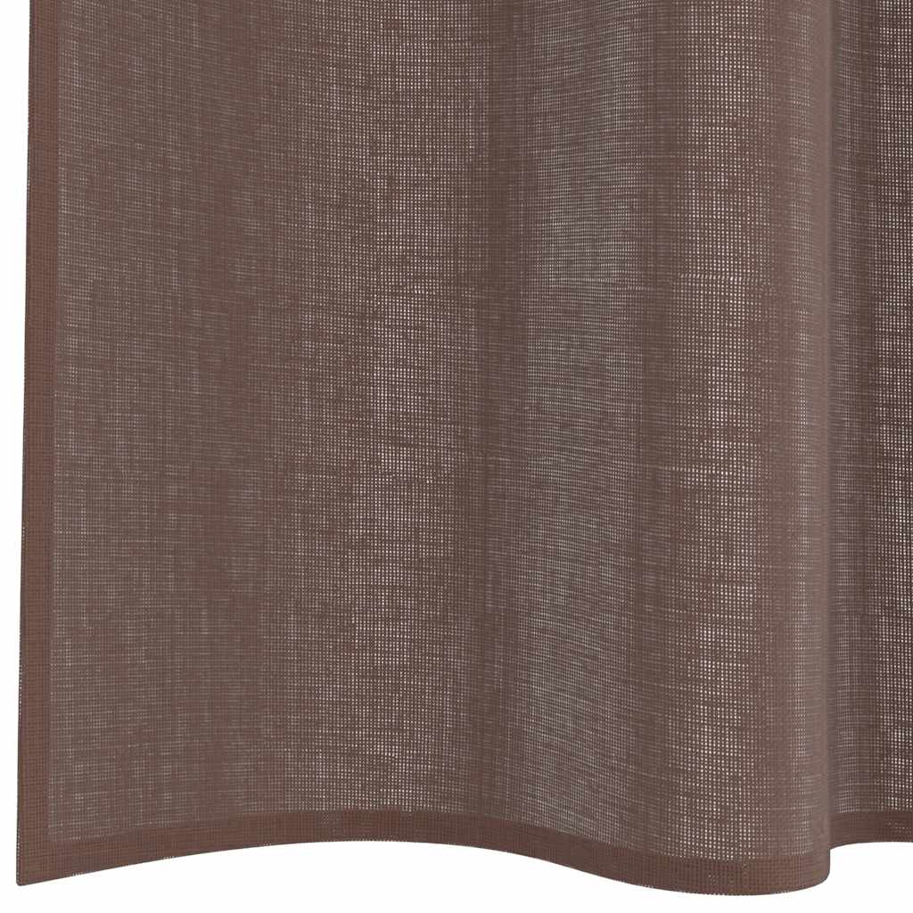 Voile Vorhänge mit Ösen 2 Stk. Apfelgrün 140x140 cm