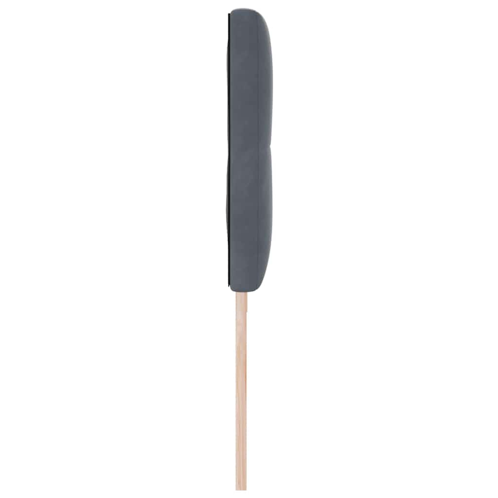 Kopfteil Hellgrau 80 cm Samt