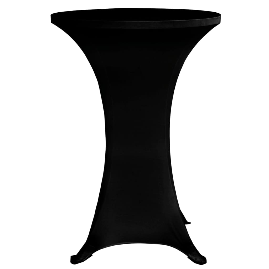 Tischhusse Stretchhusse 2 Stk 70 cm Anthrazit