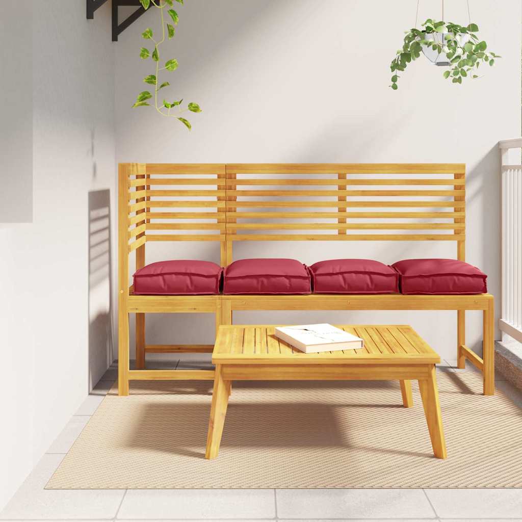 Kissen 2 pcs Anthrazit 40 x 40 x 8 cm Oxford-Stoff
