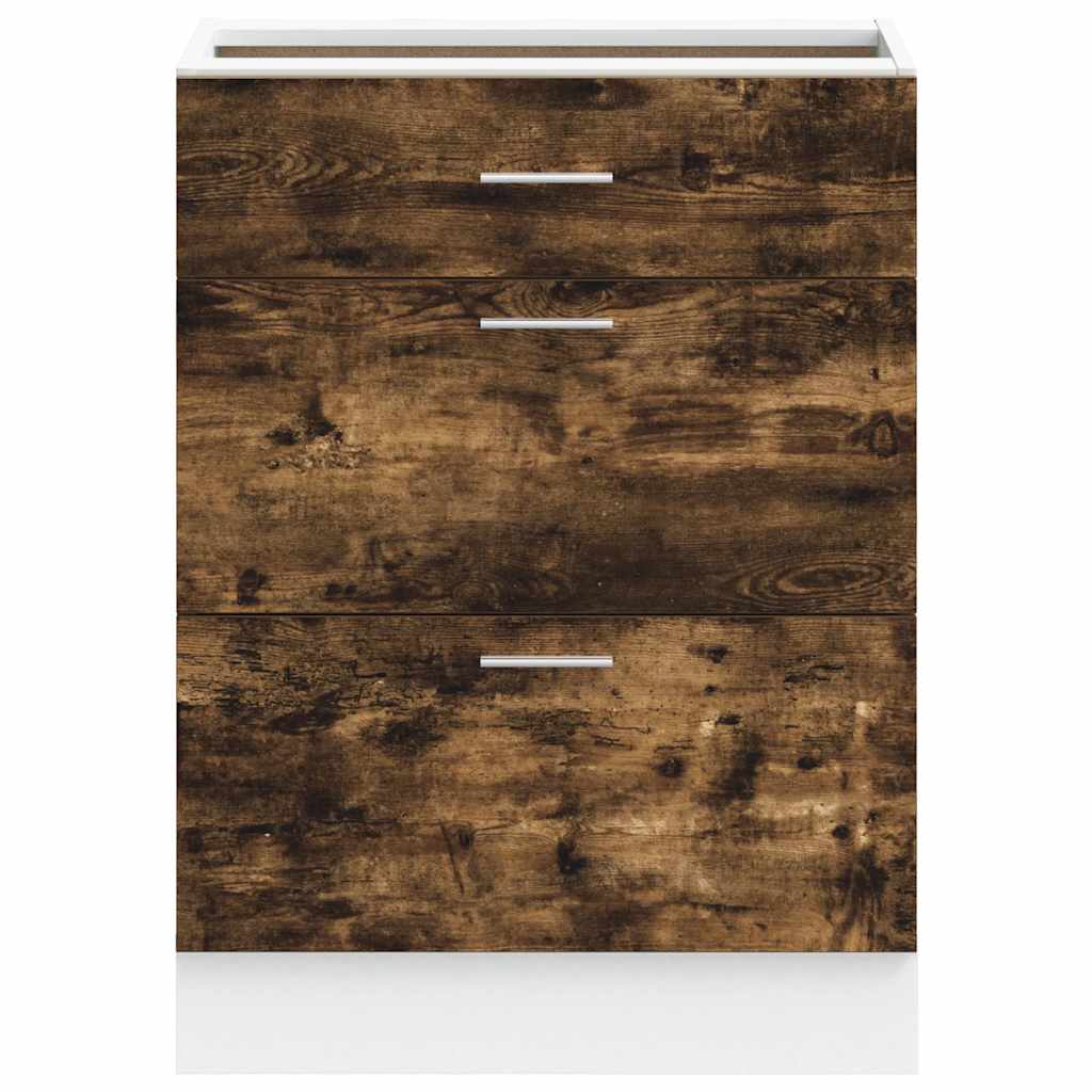 Unterschrank Lyon Weiß 60x46x81,5 cm Holzwerkstoff