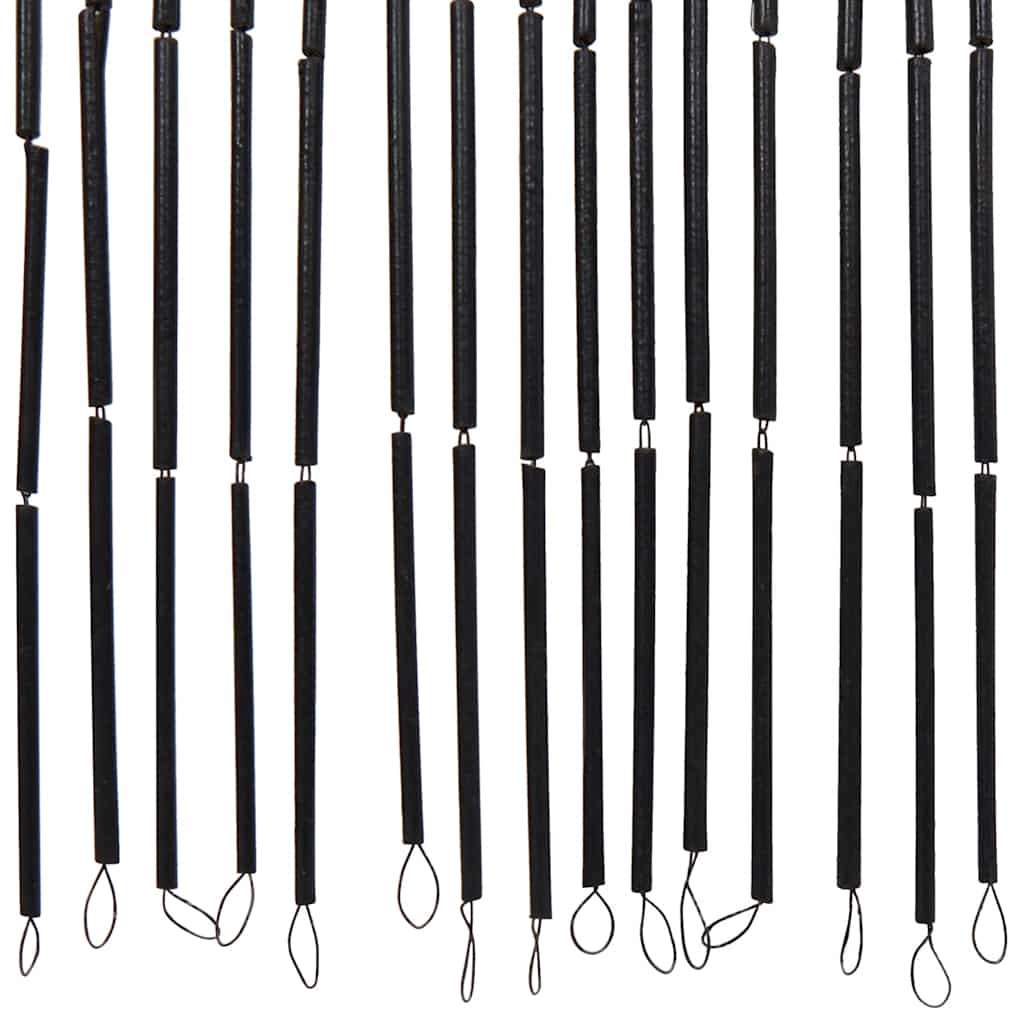 Insekten-Türvorhang Bambus Druck 90x220 cm Bambus
