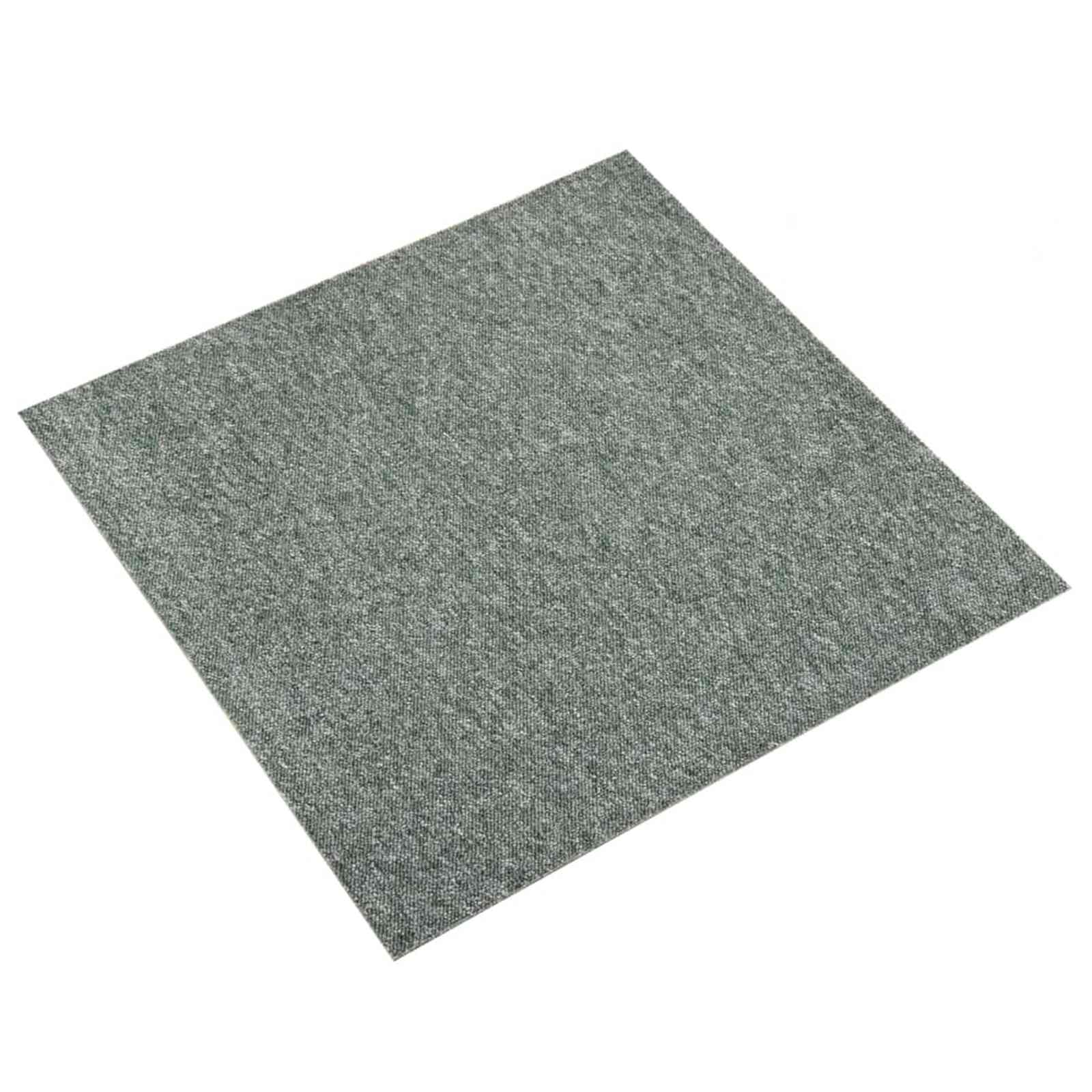 Teppich 20 pcs Gestreiftes Anthrazit 50 x 50 cm