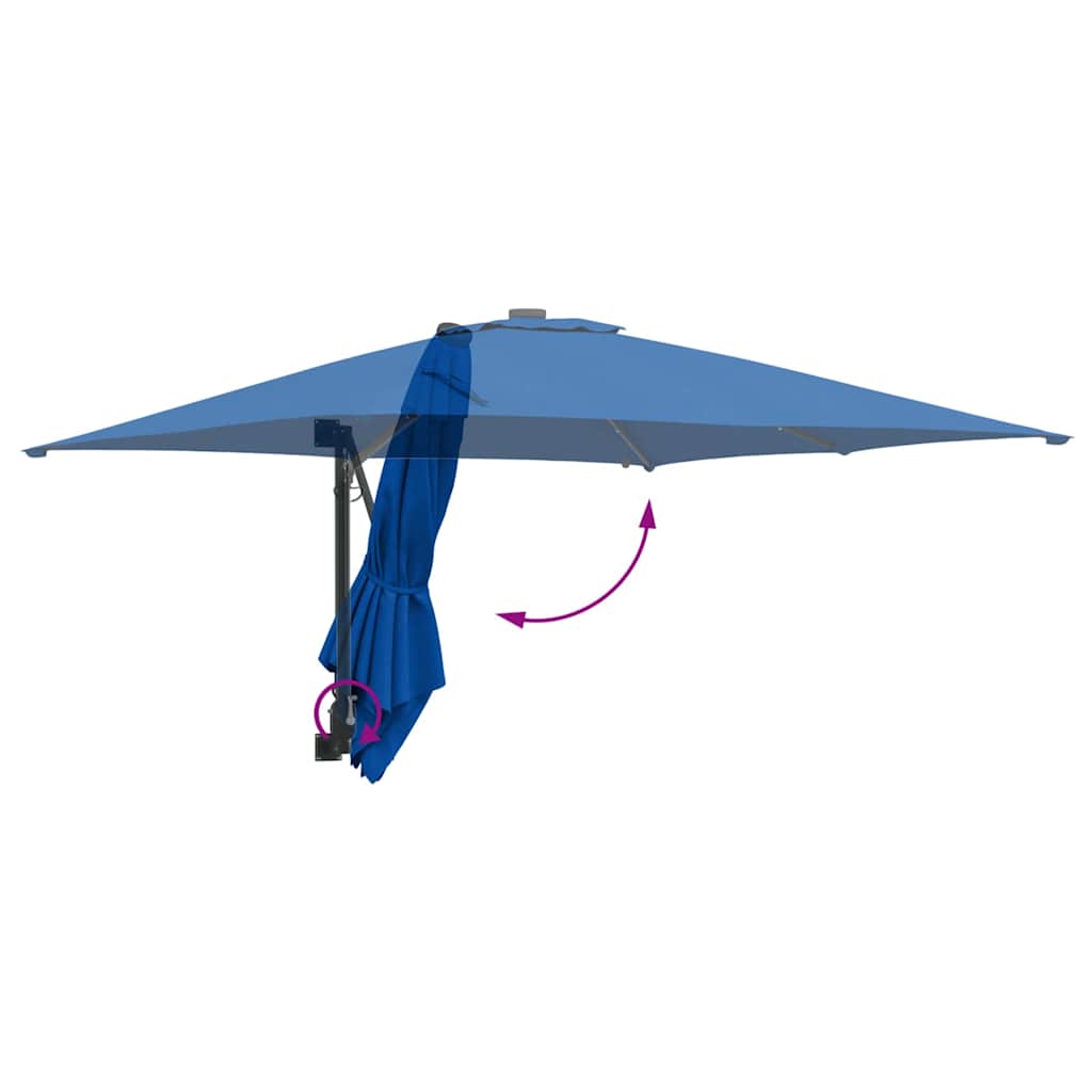 Garten-Sonnenschirm Sand 248,5 x 247,5 x 160 cm