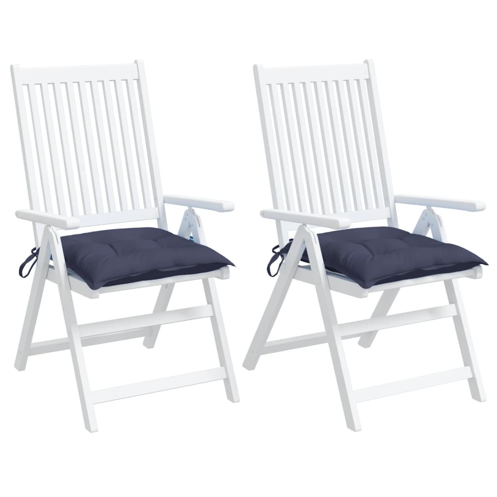 Stuhlkissen 4 Stk. Hellblau 40x40x7 cm Oxford-Gewebe