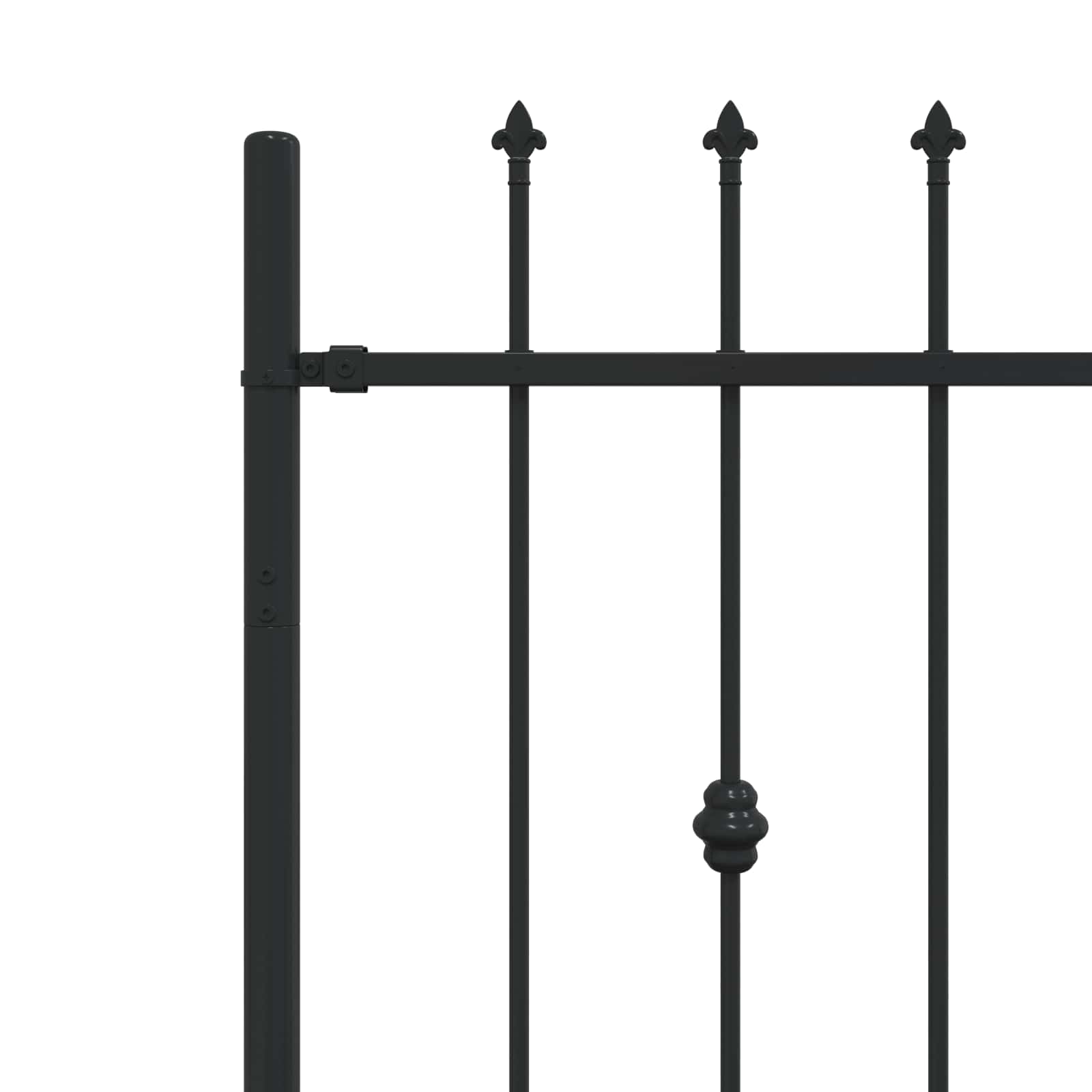 Spießzaun Asten Schwarz