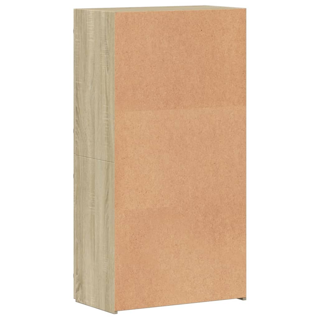 Aktenschrank Weiß 60x32x153 cm Holzwerkstoff