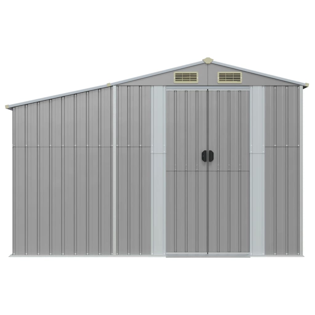 Gerätehaus Grün 277x192,5x179 cm Verzinkter Stahl