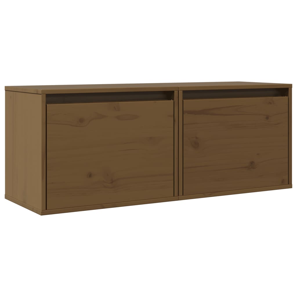 Wandschrank 45x30x35 cm Massivholz Kiefer