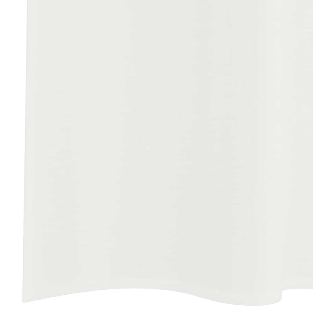 Voile Vorhänge mit Ösen 2 Stk. Apfelgrün 140x140 cm